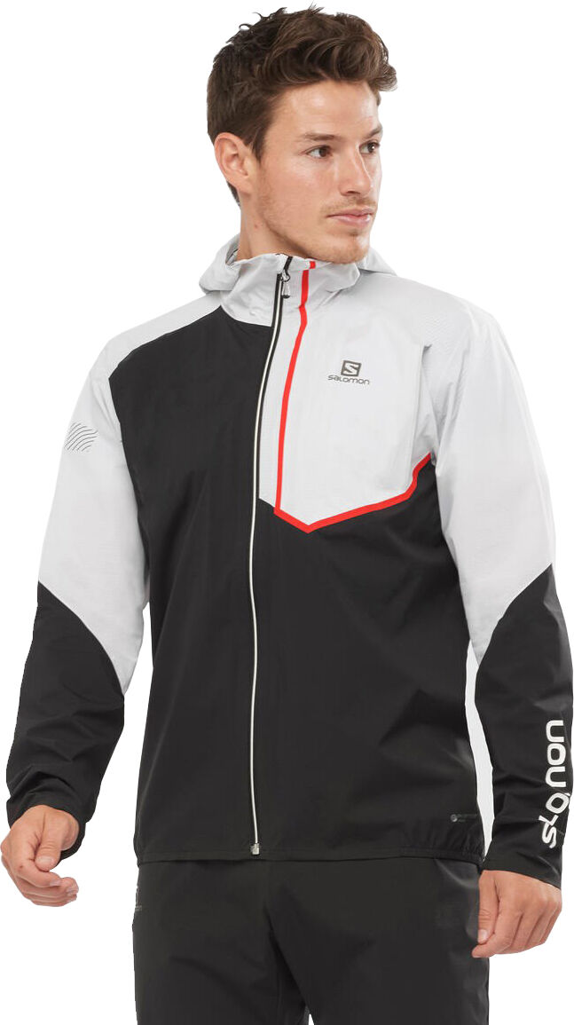 Salomon Bonatti Trail WP Jacket treningsjakke herre White/Black LC1614200 M 2021