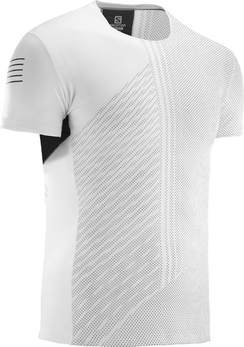 Salomon S-Lab Sense Tee løpetrøye herre White/Black LC1509500 S 2021