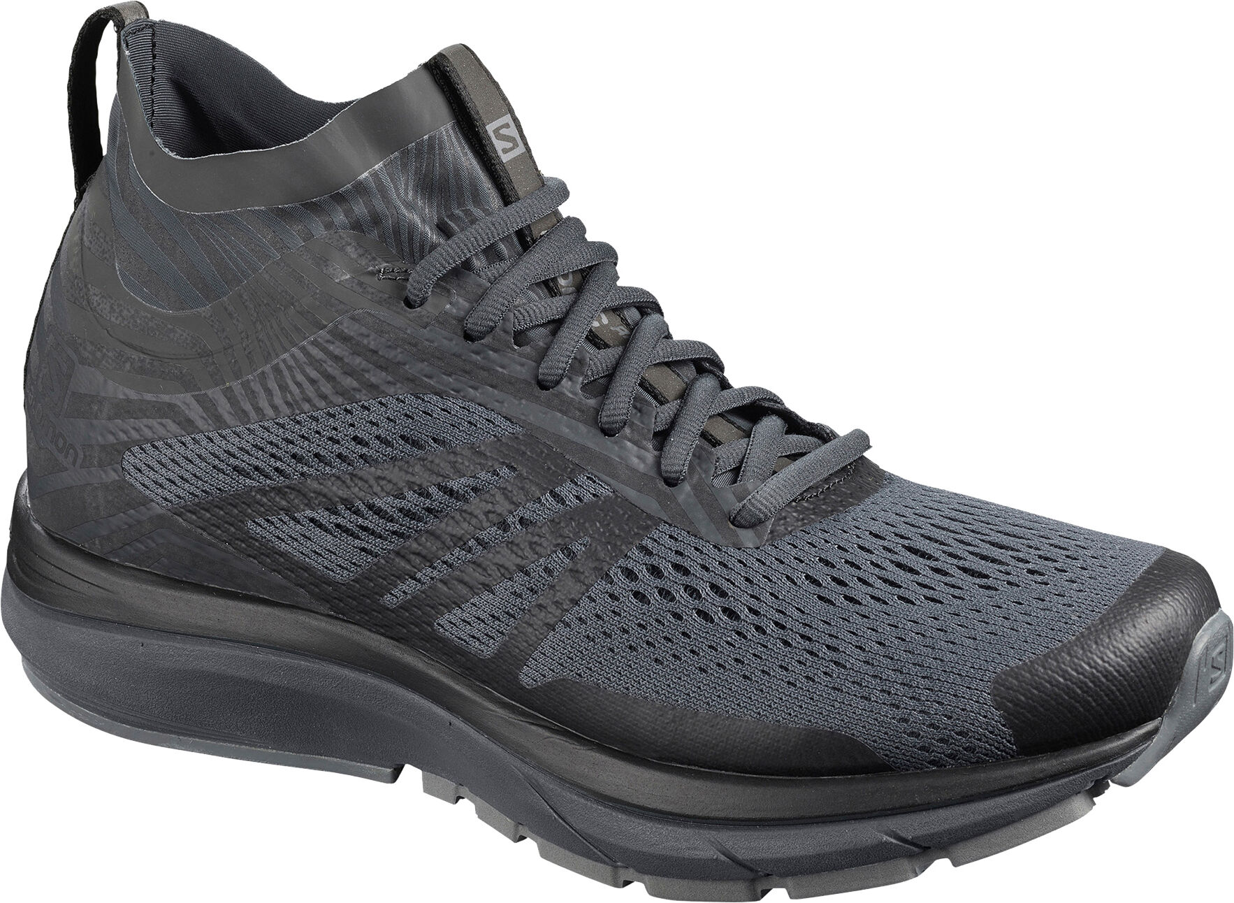 Salomon Sonic RA 2 Nocturne løpesko herre Ebony/Quiet Shade/Black (L40736400) 44 2/3 2019