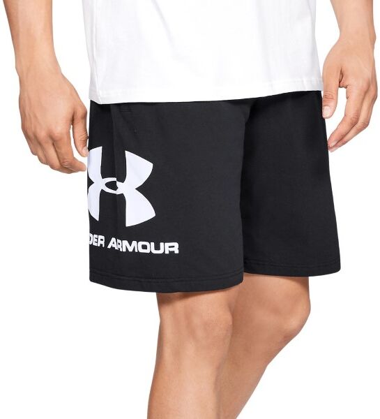 Under Armour Sportstyle Cotton Graphic Shorts - Black