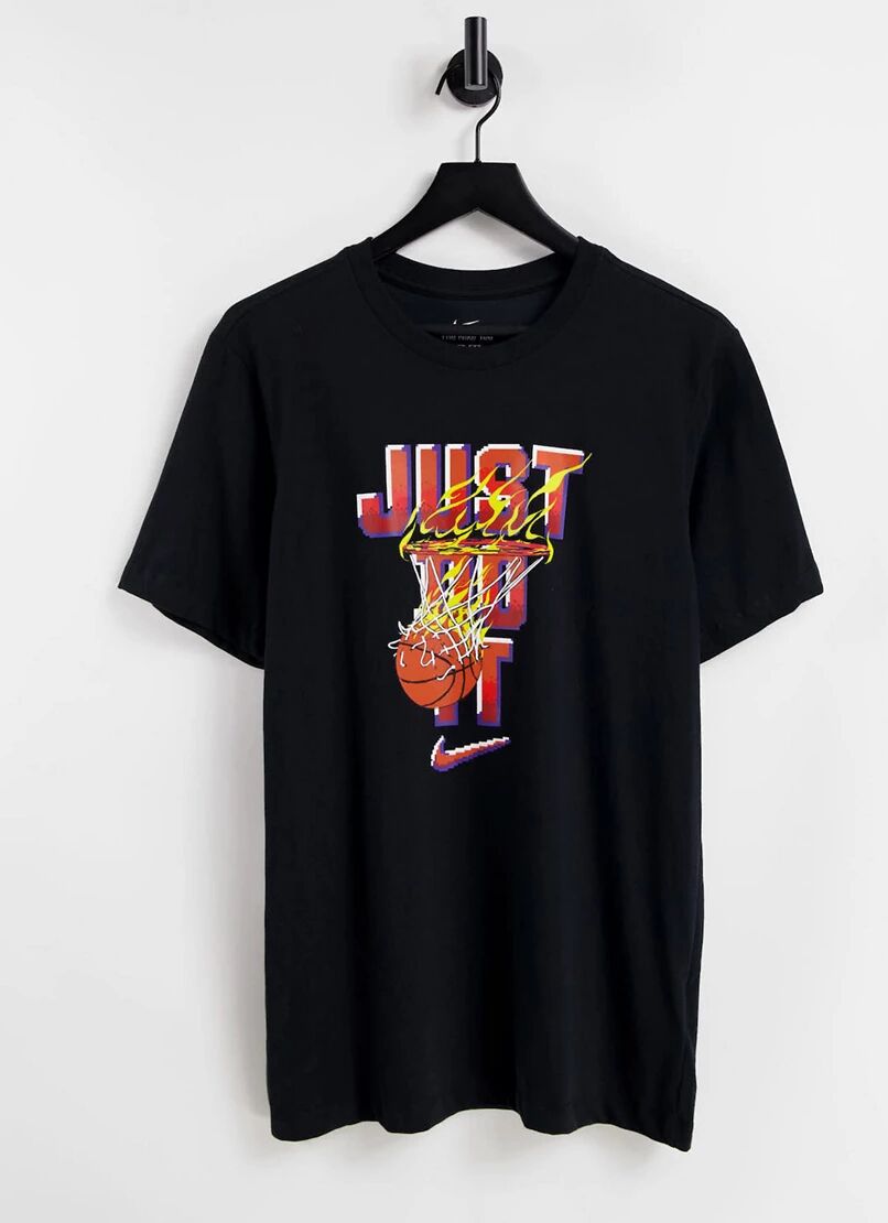 Nike Basketball Just Do It graphic t-shirt in black  Black