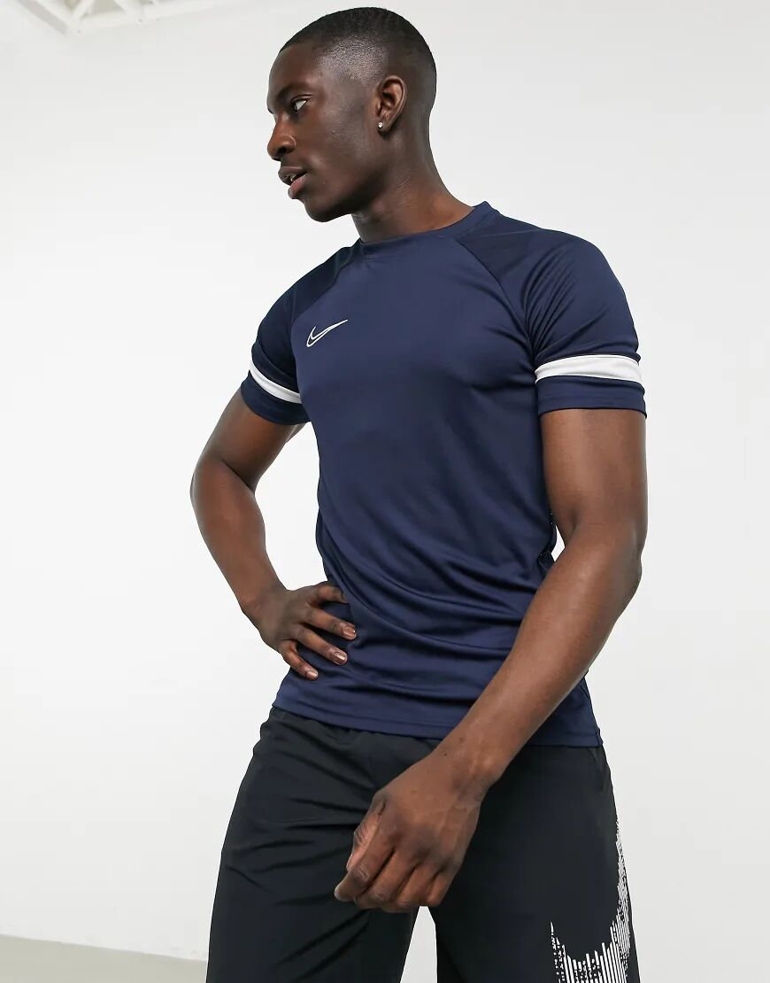 Nike Football Academy t-shirt in navy  Navy