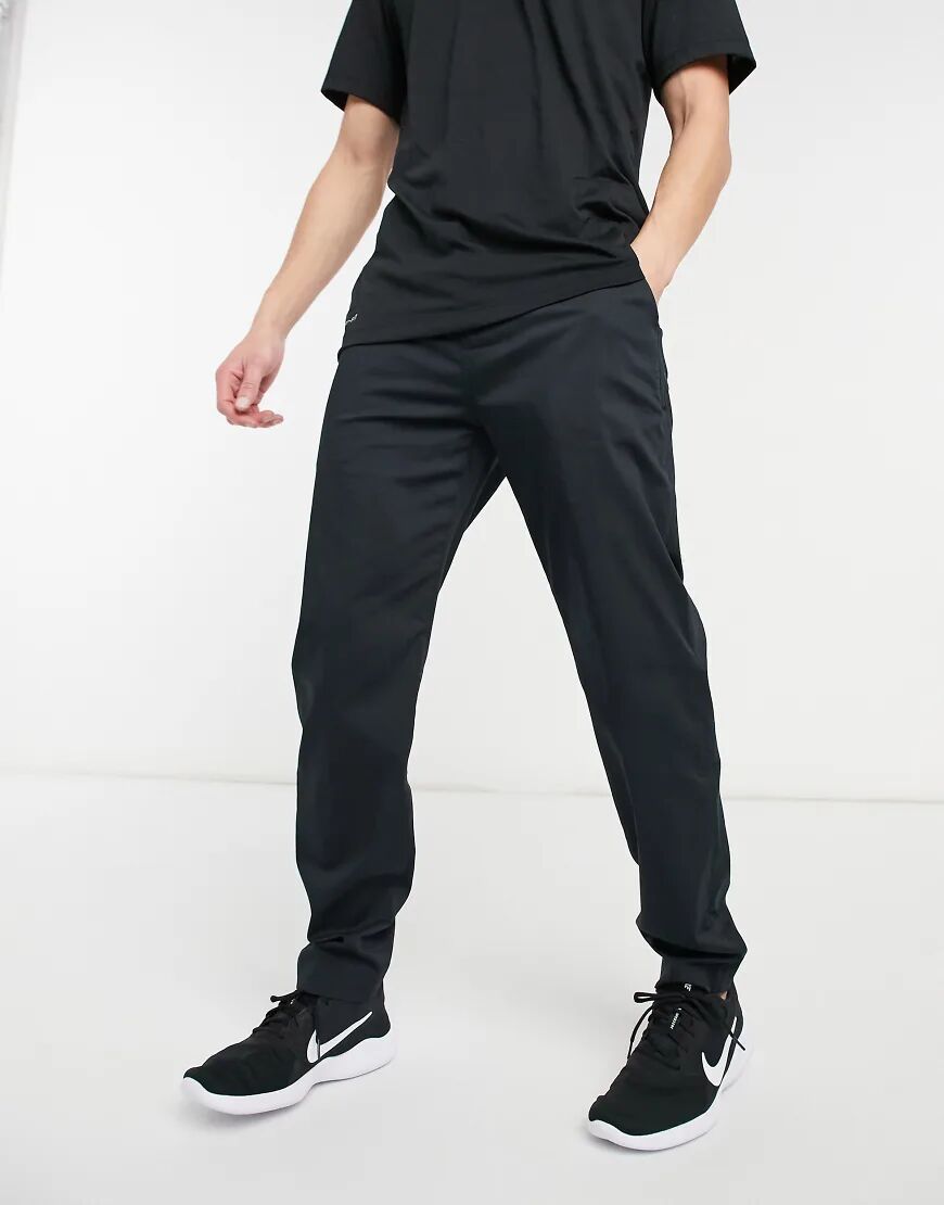 Nike Golf Dry slim chino trousers in black  Black