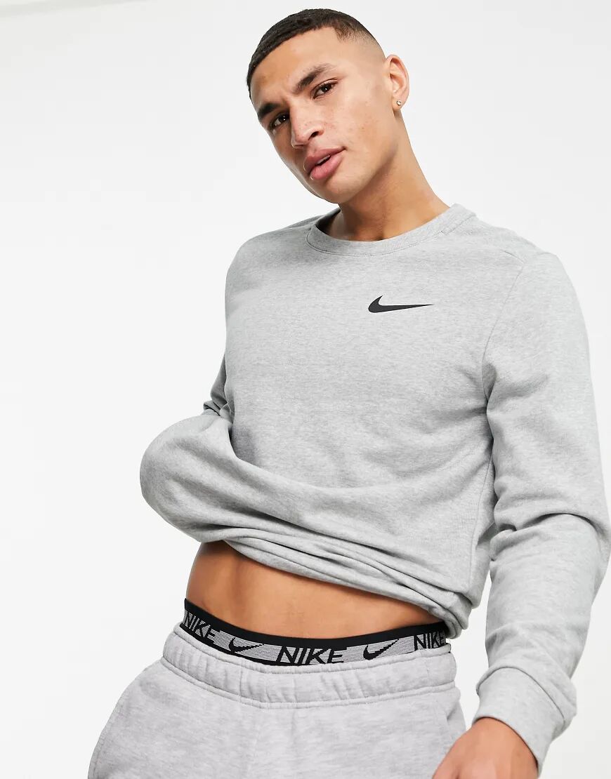 Nike Training crew neck sweat in grey  Grey