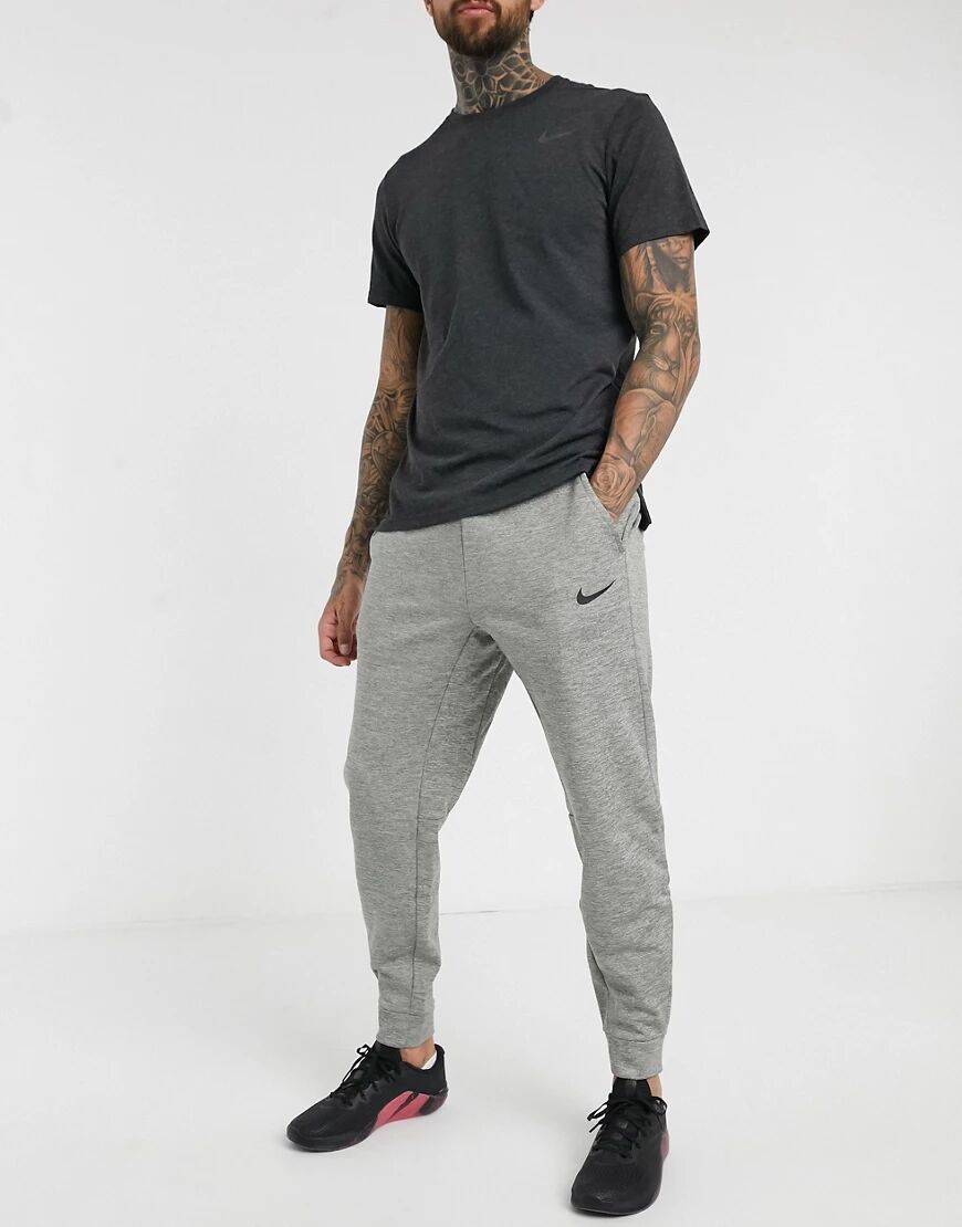 Nike Training tapered joggers in grey marl  Grey