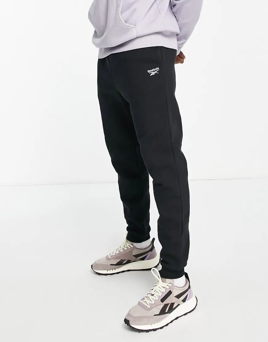 Reebok Classics small logo joggers in black  Black