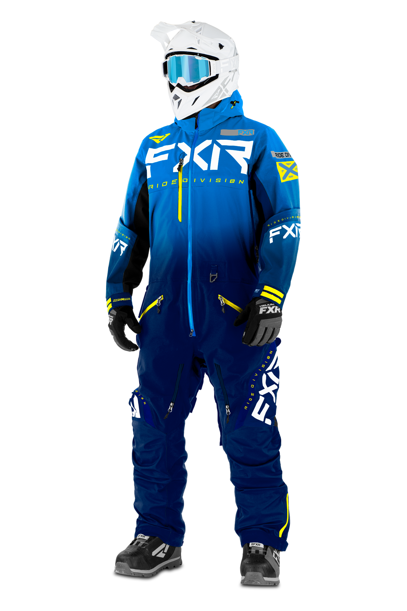 FXR Overall FXR Helium Isolert Marine-Blå Fade-HiVis