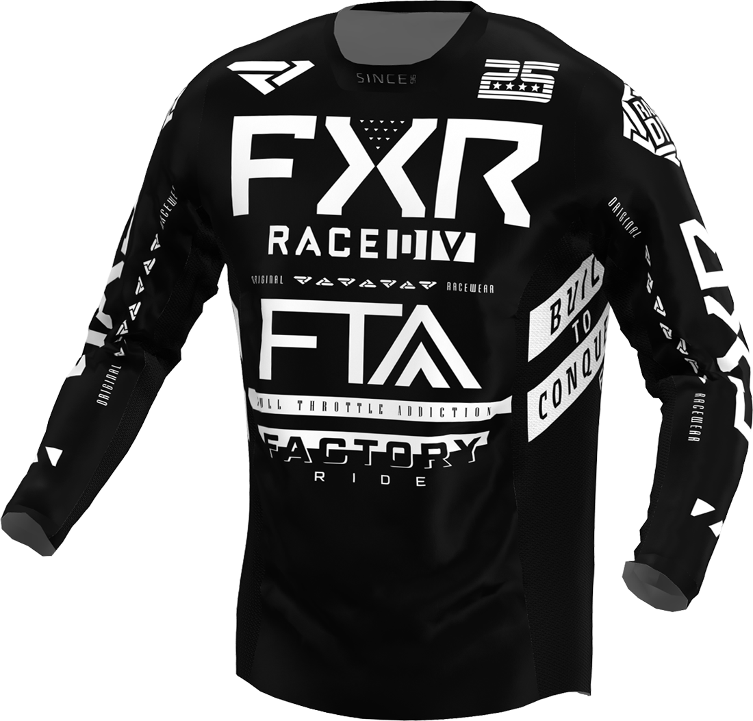 FXR Crosstrøye FXR Podium 22 Svart-Hvit