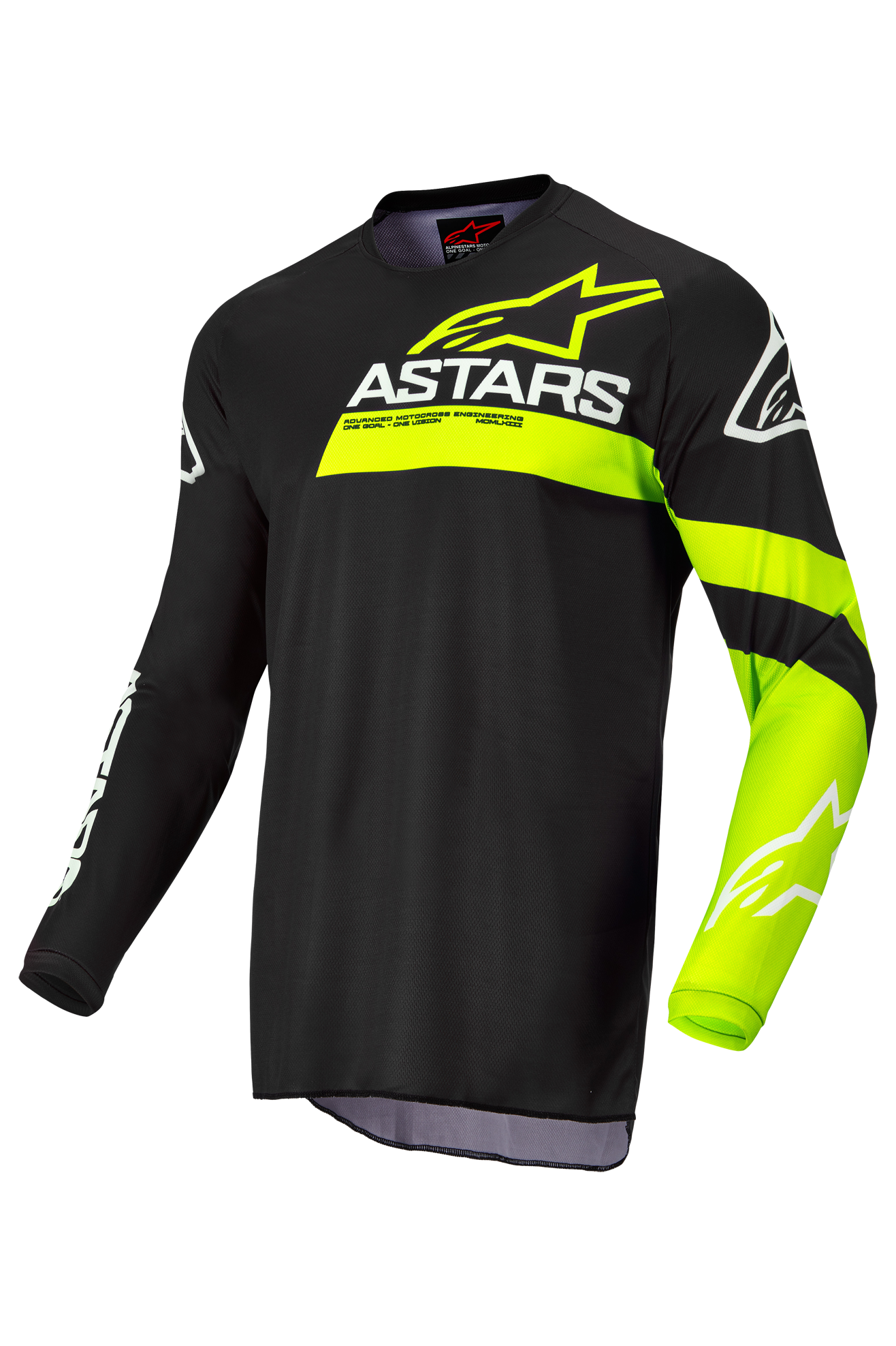 Alpinestars Crosstrøye Alpinestars Fluid Chaser Svart-Fluo Gul