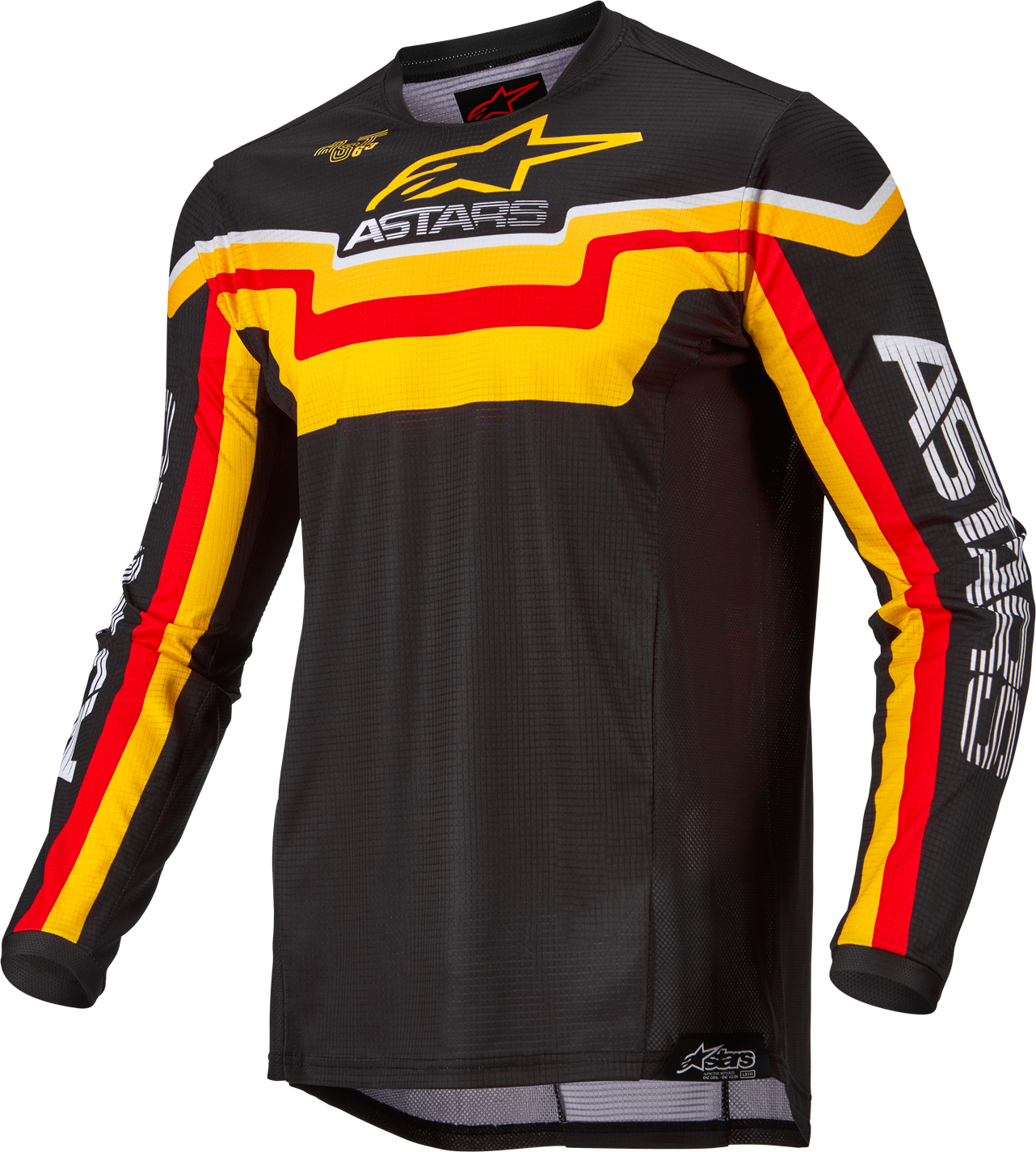 Alpinestars Crosstrøye Alpinestars Techstar Quadro Svart-Gul