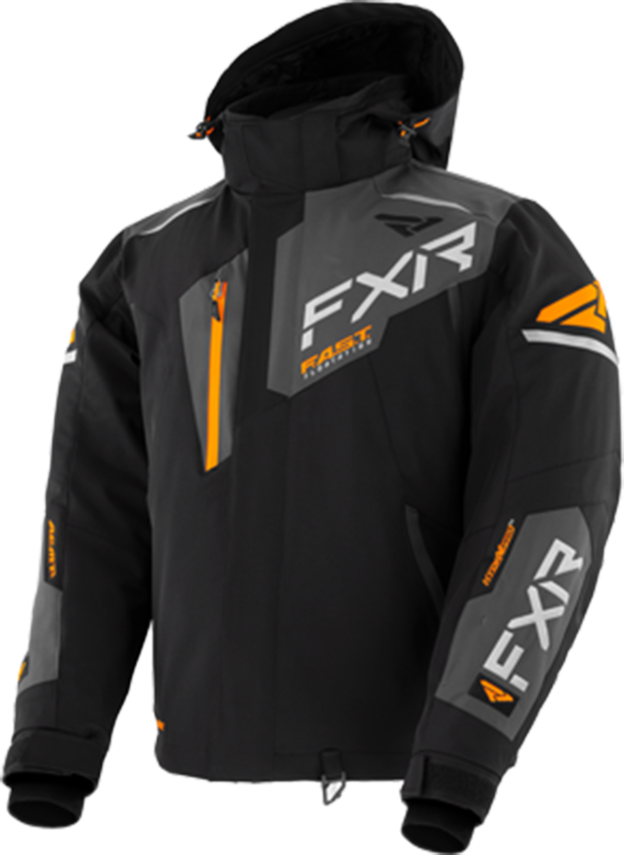 FXR Jakke FXR Renegade FX Svart-Oransje