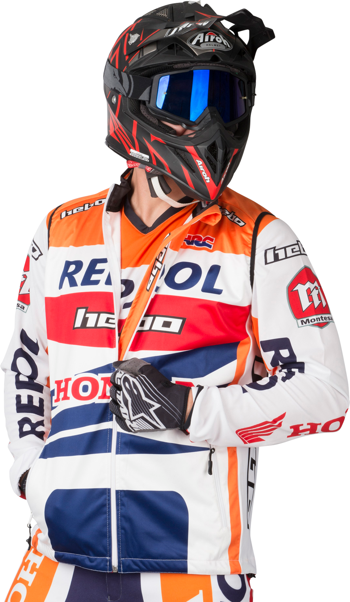 Hebo Vest Hebo Montesa Team Oransje