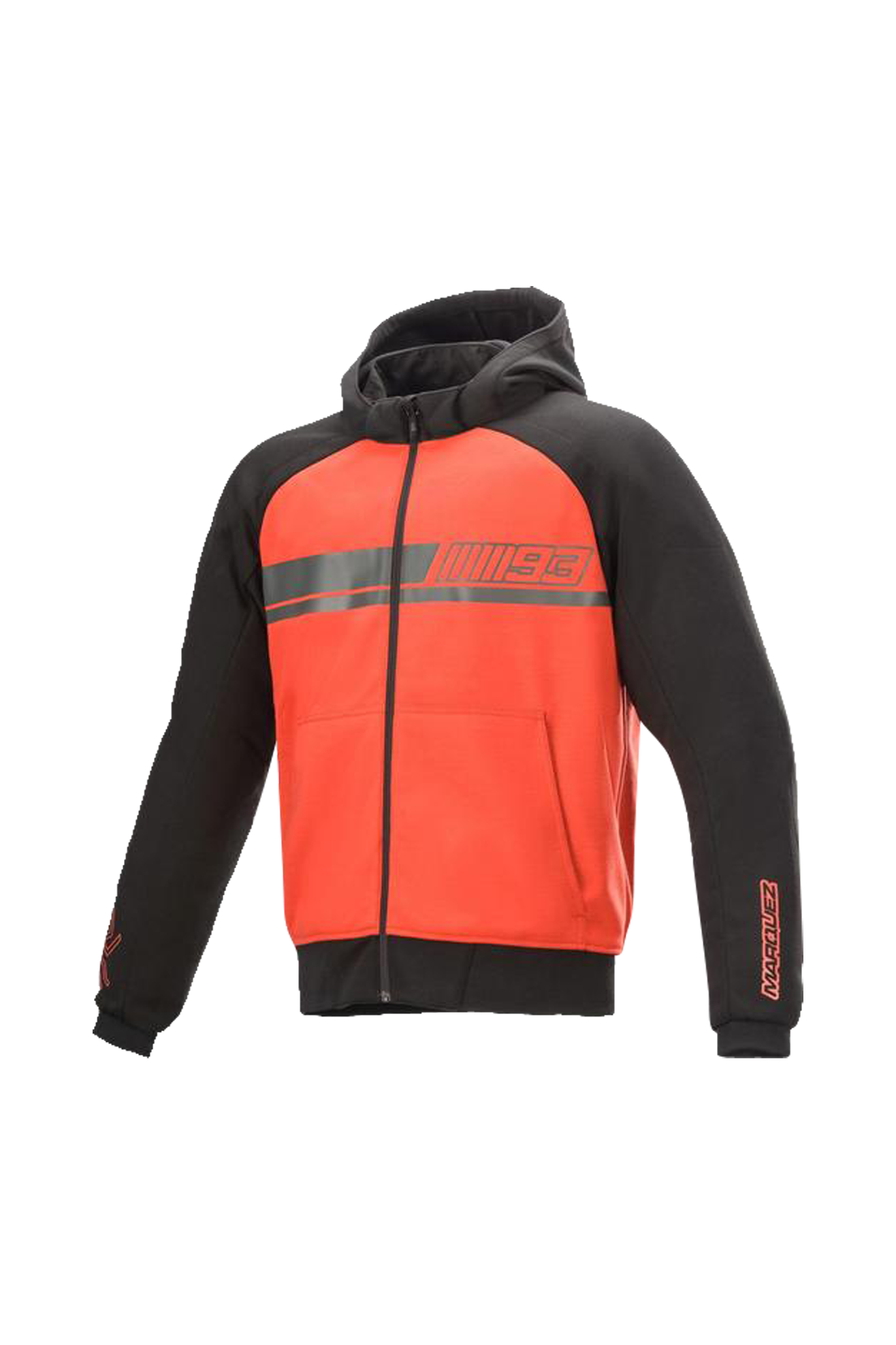 Alpinestars MC-Hoodie Alpinestars Aragon Rød-Svart