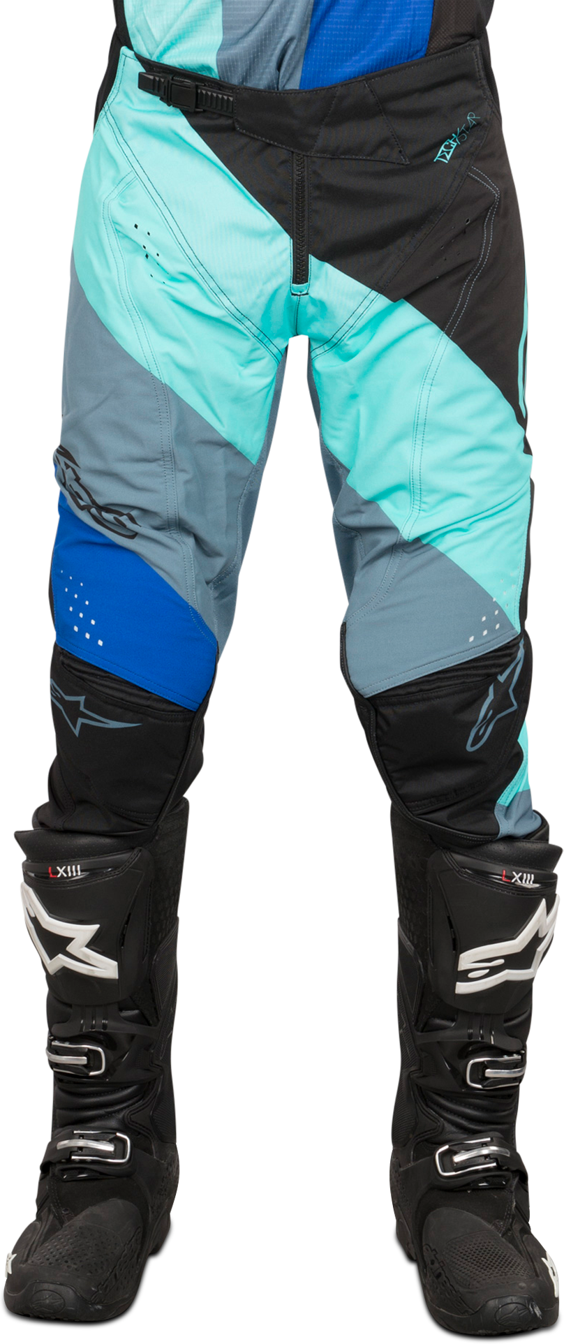 Alpinestars Crossbukser Alpinestars Techstar Venom Svart-Turkis-Blå