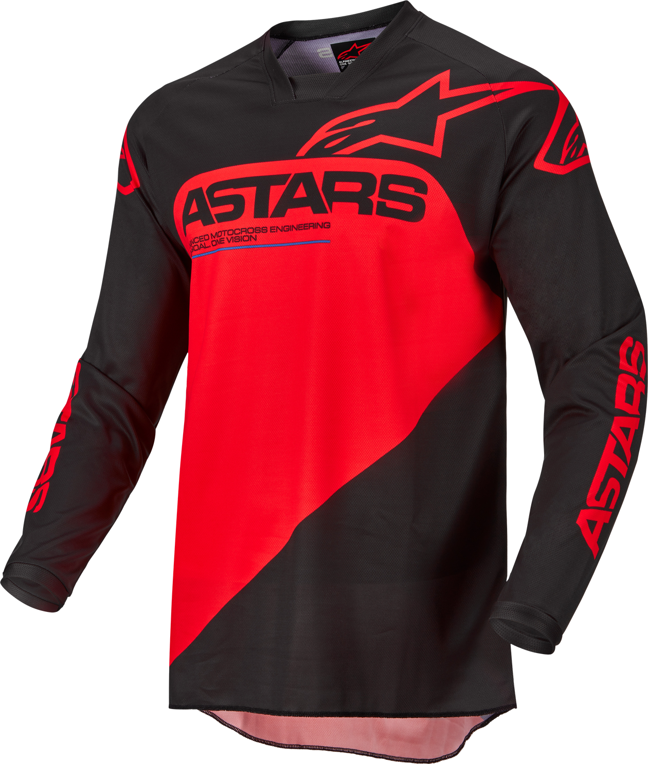 Alpinestars Crosstrøye Alpinestars Racer Supermatic Svart-Knall Rød