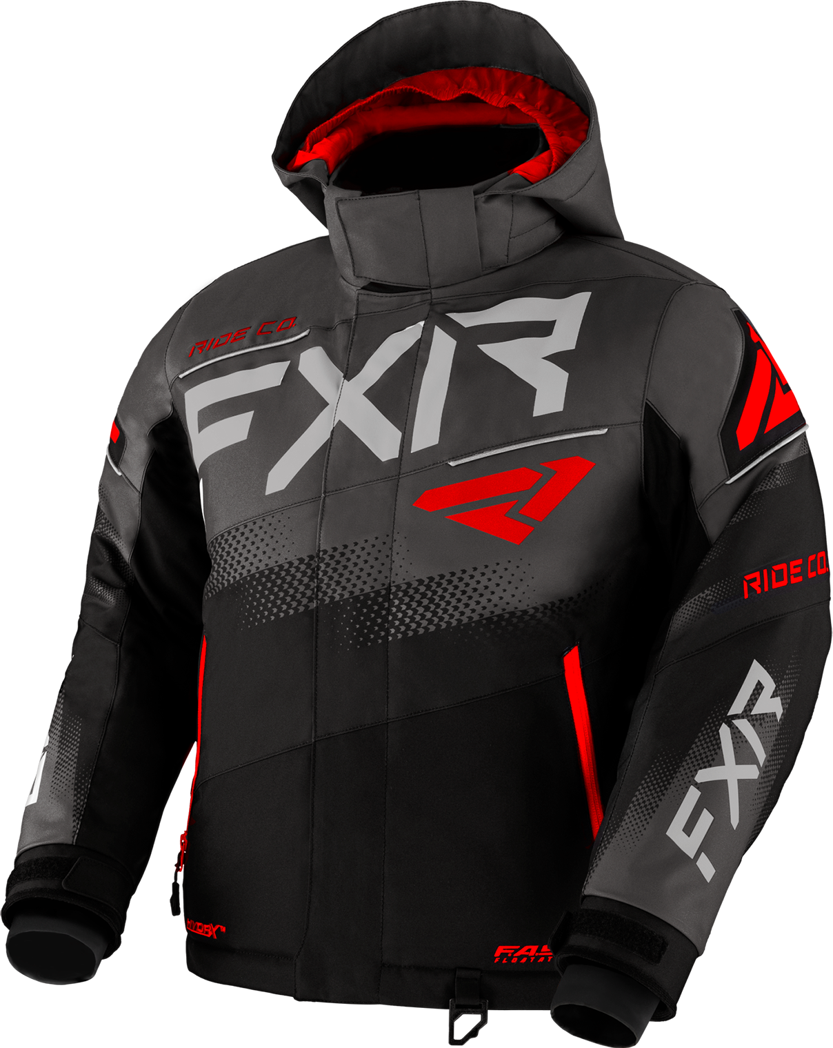 FXR Jakke FXR Boost Barn Svart-Char-Rød