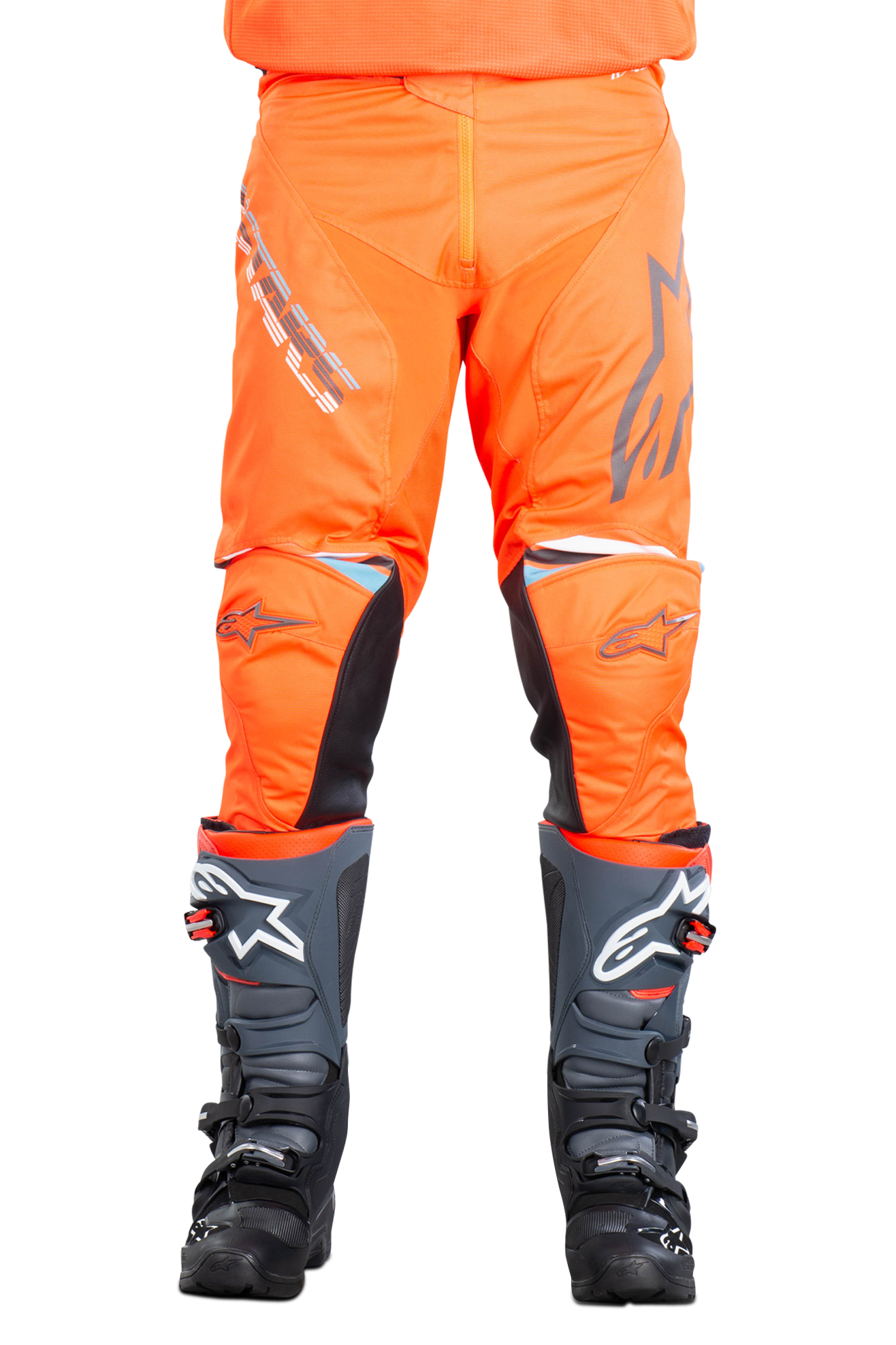 Alpinestars Crossbukser Alpinestars Racer Braap Mørkegrå-Fluo Oransje