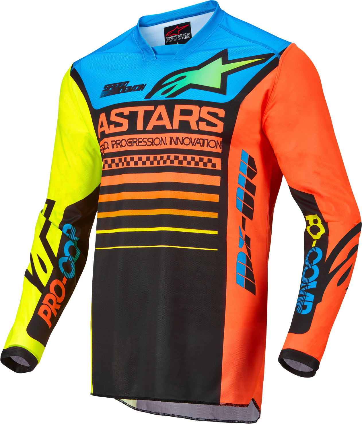 Alpinestars Crosstrøye Alpinestars Racer Compass Svart-Gul