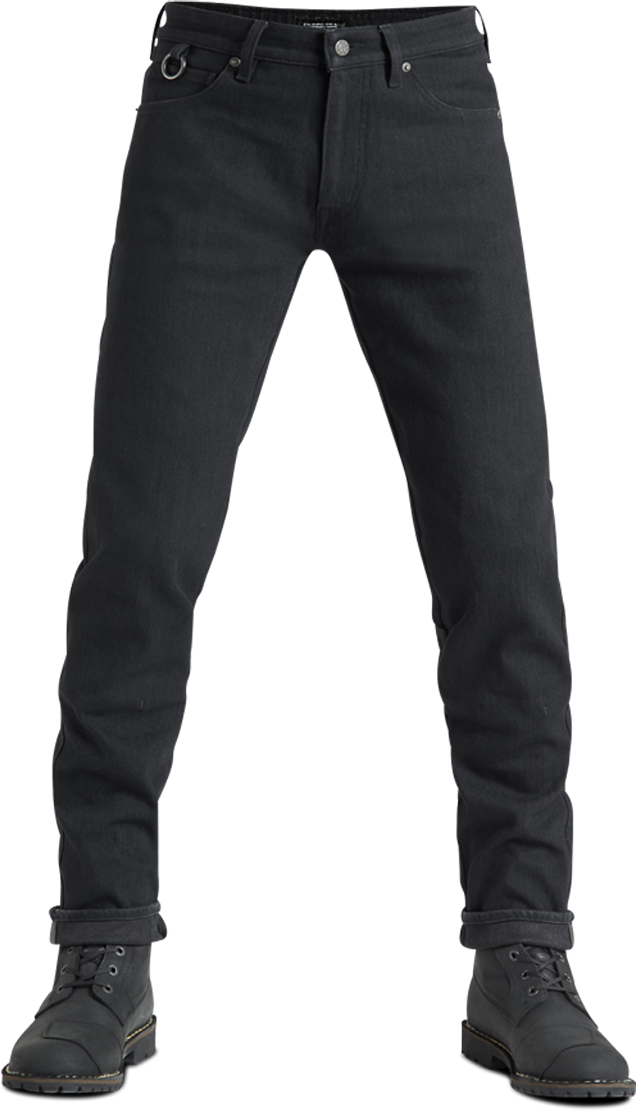 Pando Moto MC-Jeans Pando Moto Mark Steel Black 02 Svart