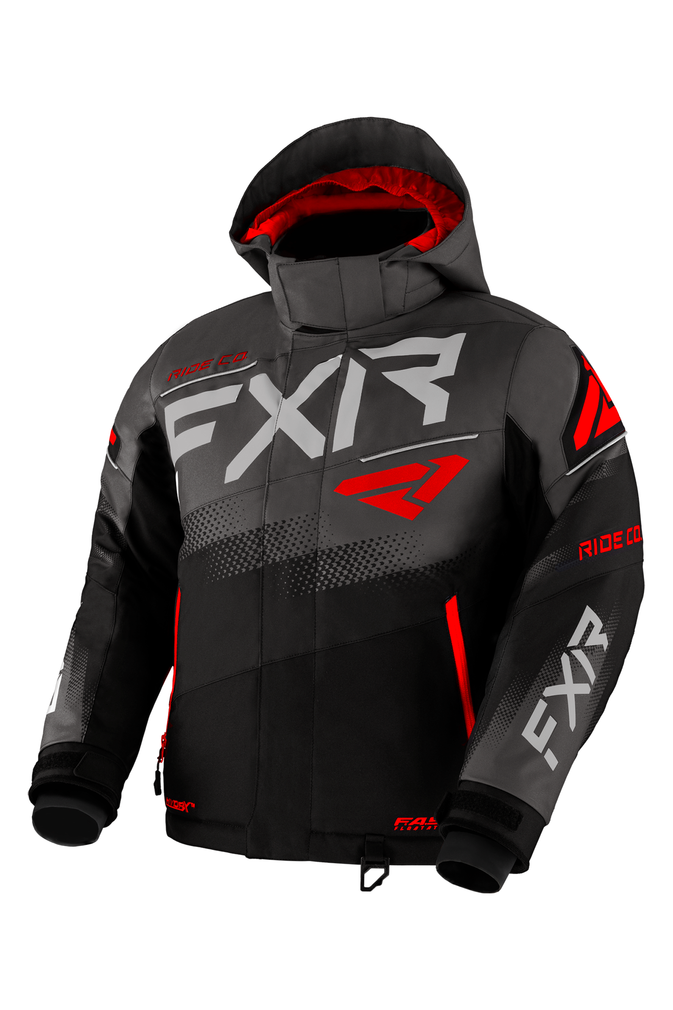 FXR Jakke FXR Boost Barn Svart-Char-Rød