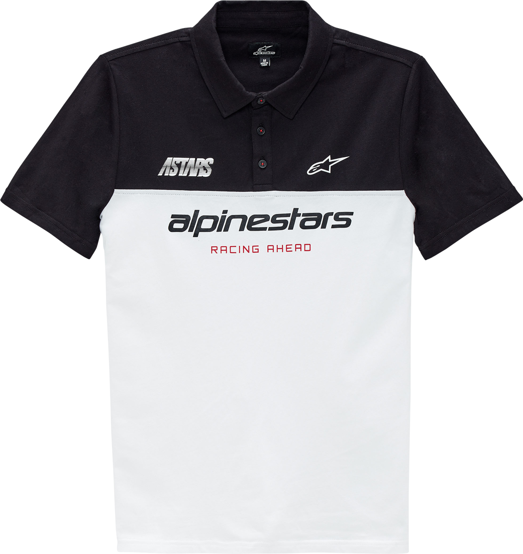 Alpinestars Tennistrøye Alpinestars Paddock Hvit-Svart