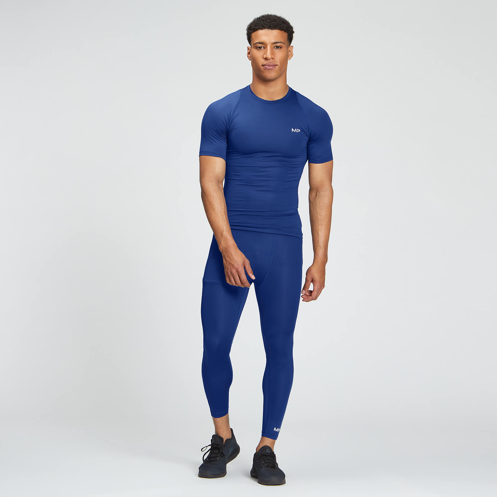 MP Men's baselag-treningstights i ¾ lengde – intens blå - XL