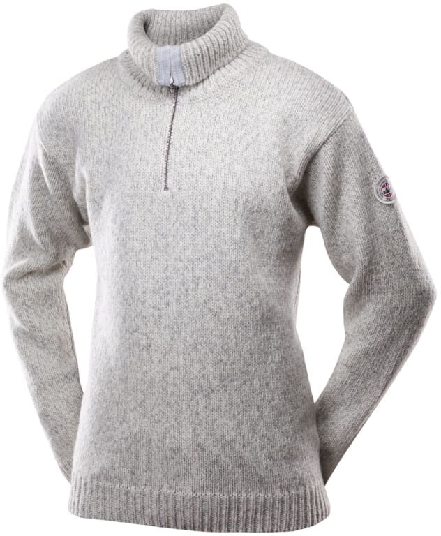 Devold Nansen Sweater Zip Neck Grå