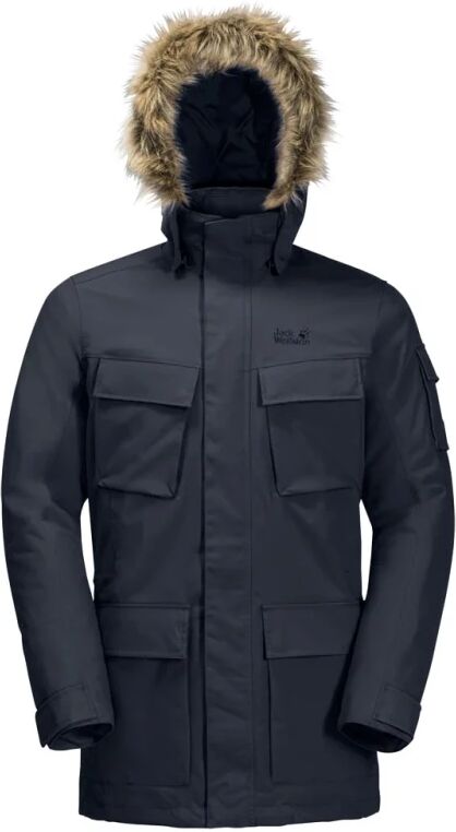 Jack Wolfskin Men's Glacier Canyon Parka Blå