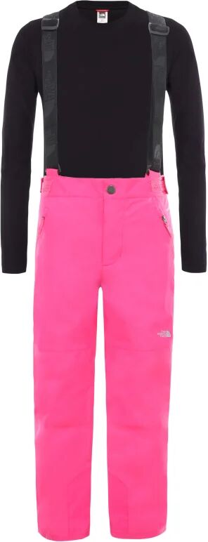 The North Face Youth Snowquest Suspender Plus Pants Rosa