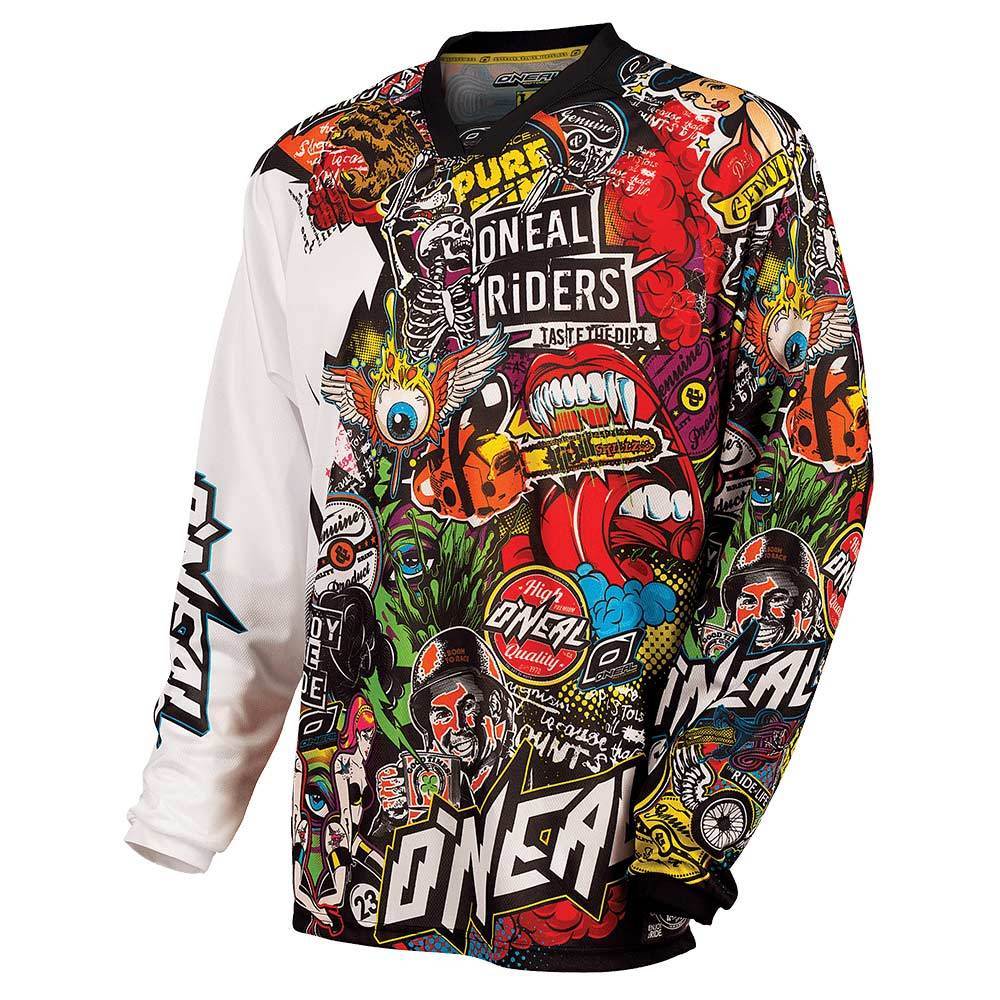 Oneal O´Neal Mayhem Crank Jersey L Hvit Rød