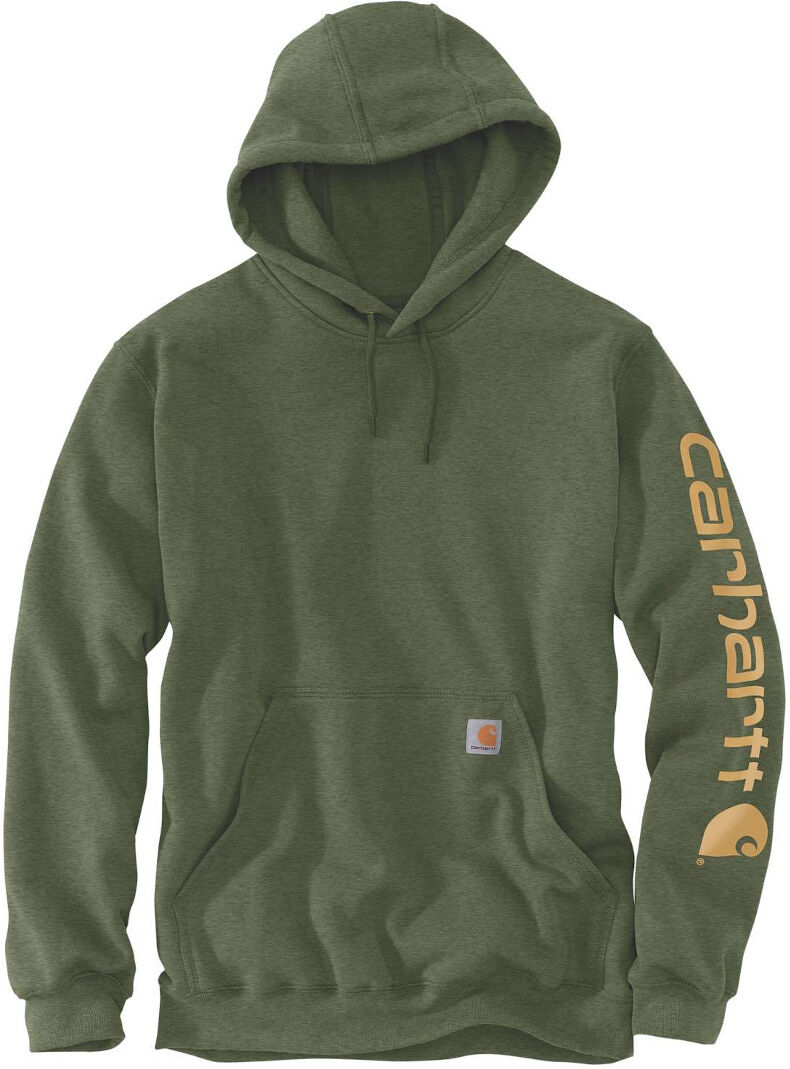 Carhartt Midweight Sleeve Logo Hoodie Hettegenser S Grønn