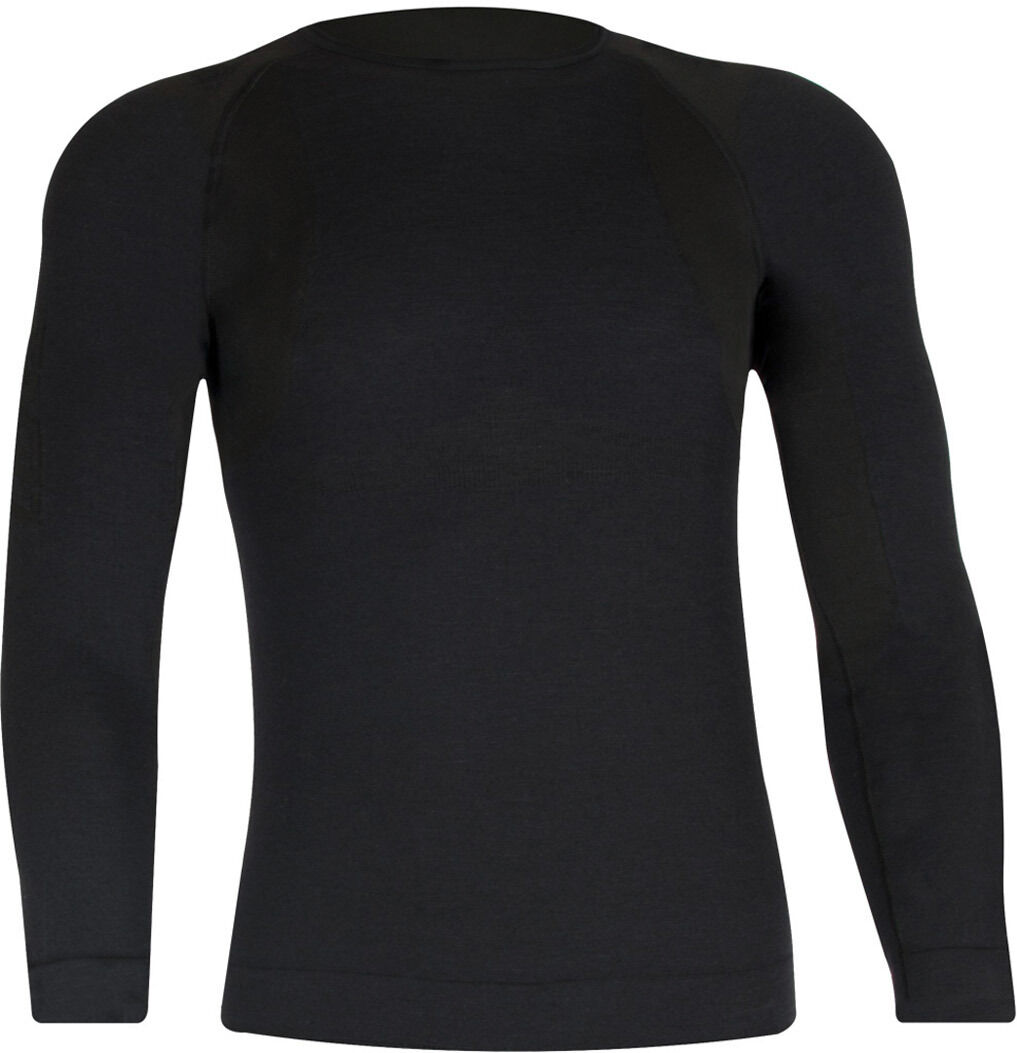 Lenz 5.0 Merino Funksjonell Longsleeve S Svart