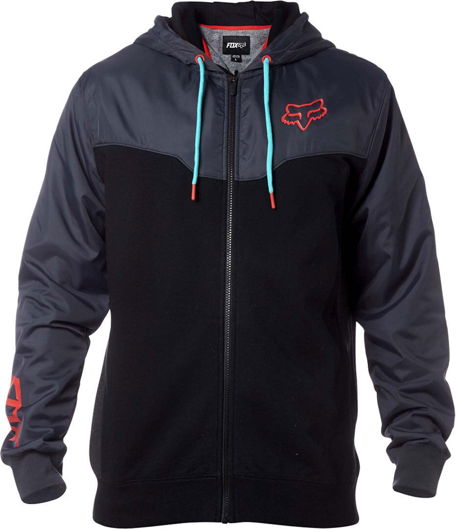 Fox Rotated Zip Fleece Jakke L Svart