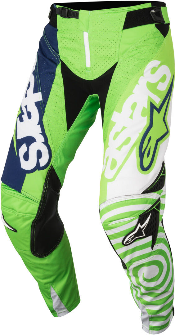 Alpinestars Techstar Venom 2018 Motocross bukser 34 Grønn Blå