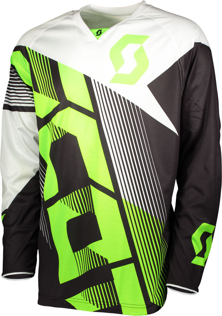 Scott 350 Dirt Motocross Jersey 2018 2XL Svart Grønn