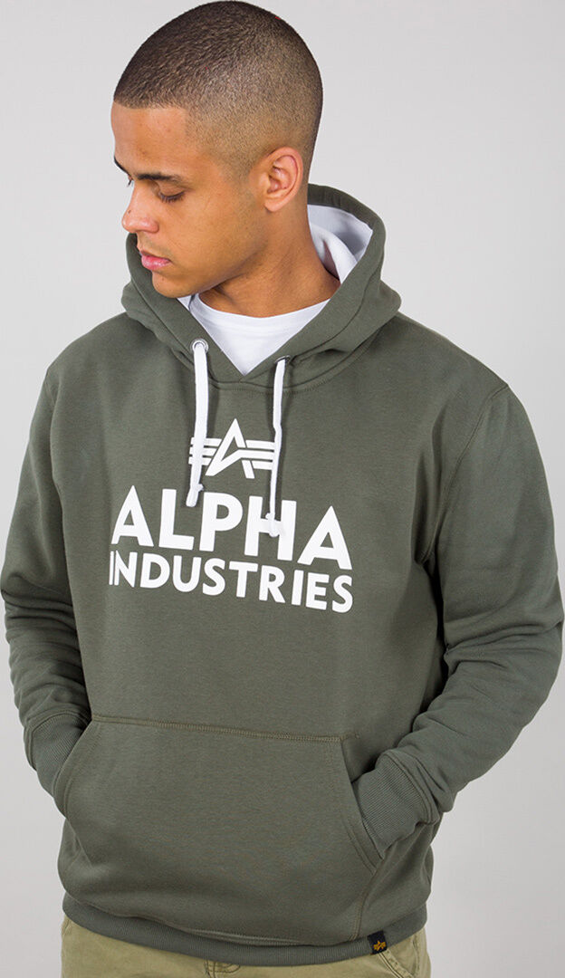 Alpha Industries Foam Print Hettegenser XS Grønn