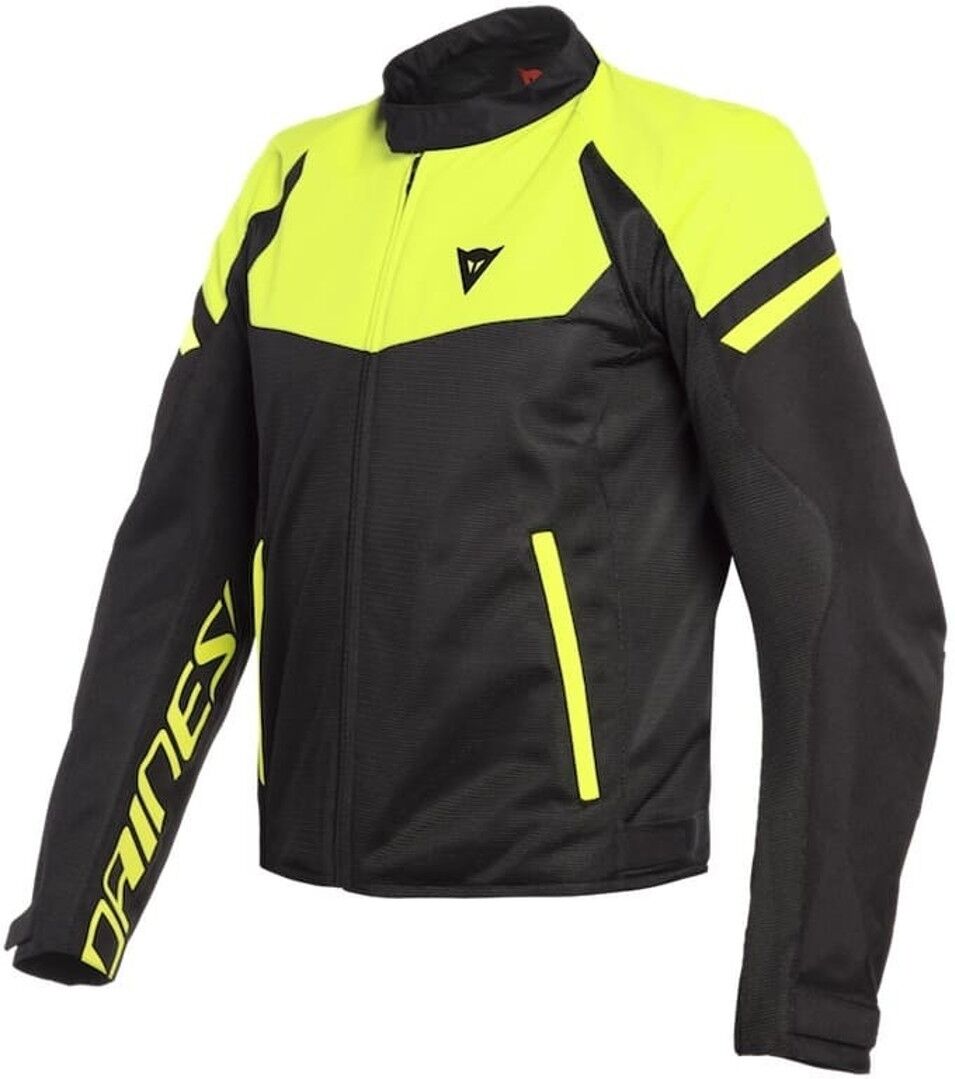 Dainese Bora Air Tex Motorsykkel tekstil jakke 58 Svart Gul