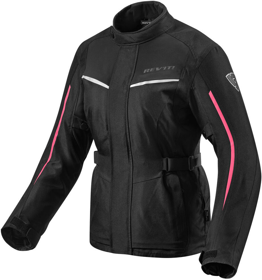 Revit Voltiac 2 Ladies motorsykkel tekstil jakke 40 Svart Rosa