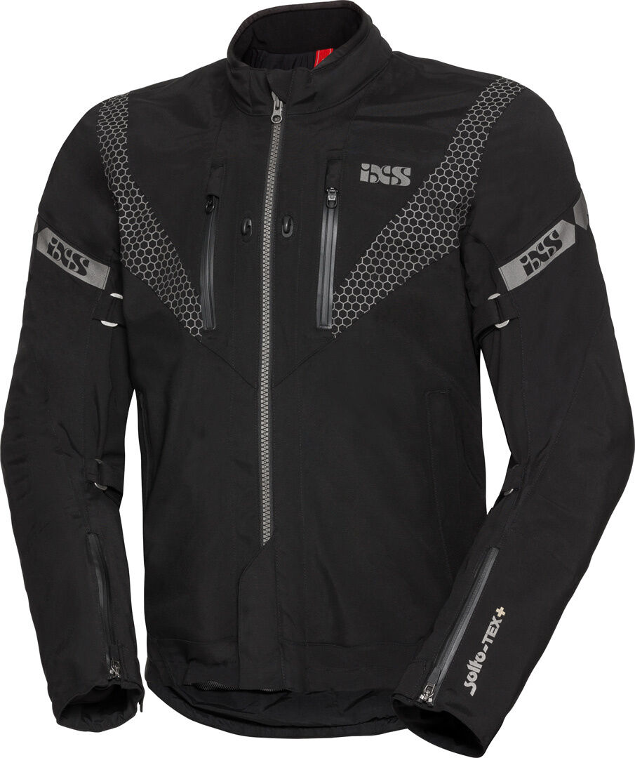 IXS Tour ST-Plus Motorsykkel tekstil jakke 4XL Svart