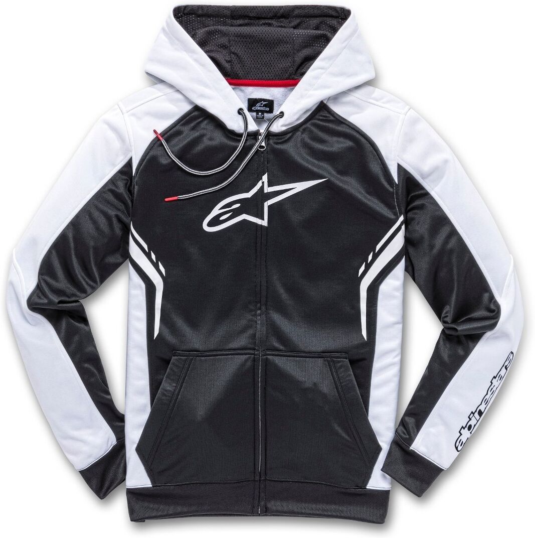 Alpinestars Strike Fleece Hettegenser L Svart Hvit