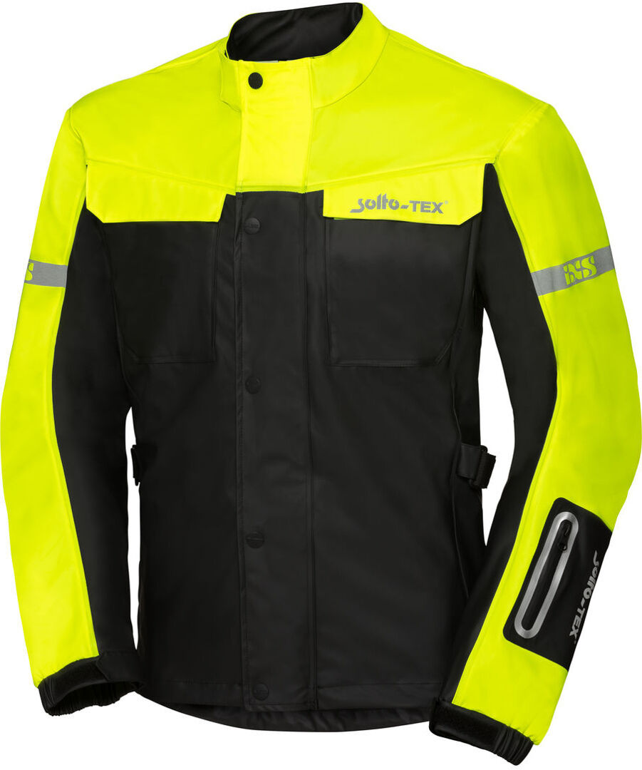 IXS Saint 2.0 Rain Jacket S Svart Gul