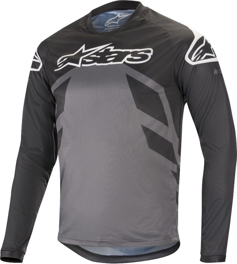 Alpinestars Racer V2 LS sykkel Jersey 2XL Svart Grå