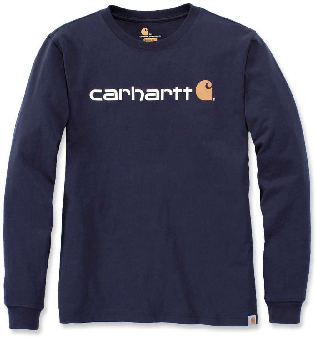 Carhartt EMEA Workwear Signature Graphic Core Logo Langermet L Blå