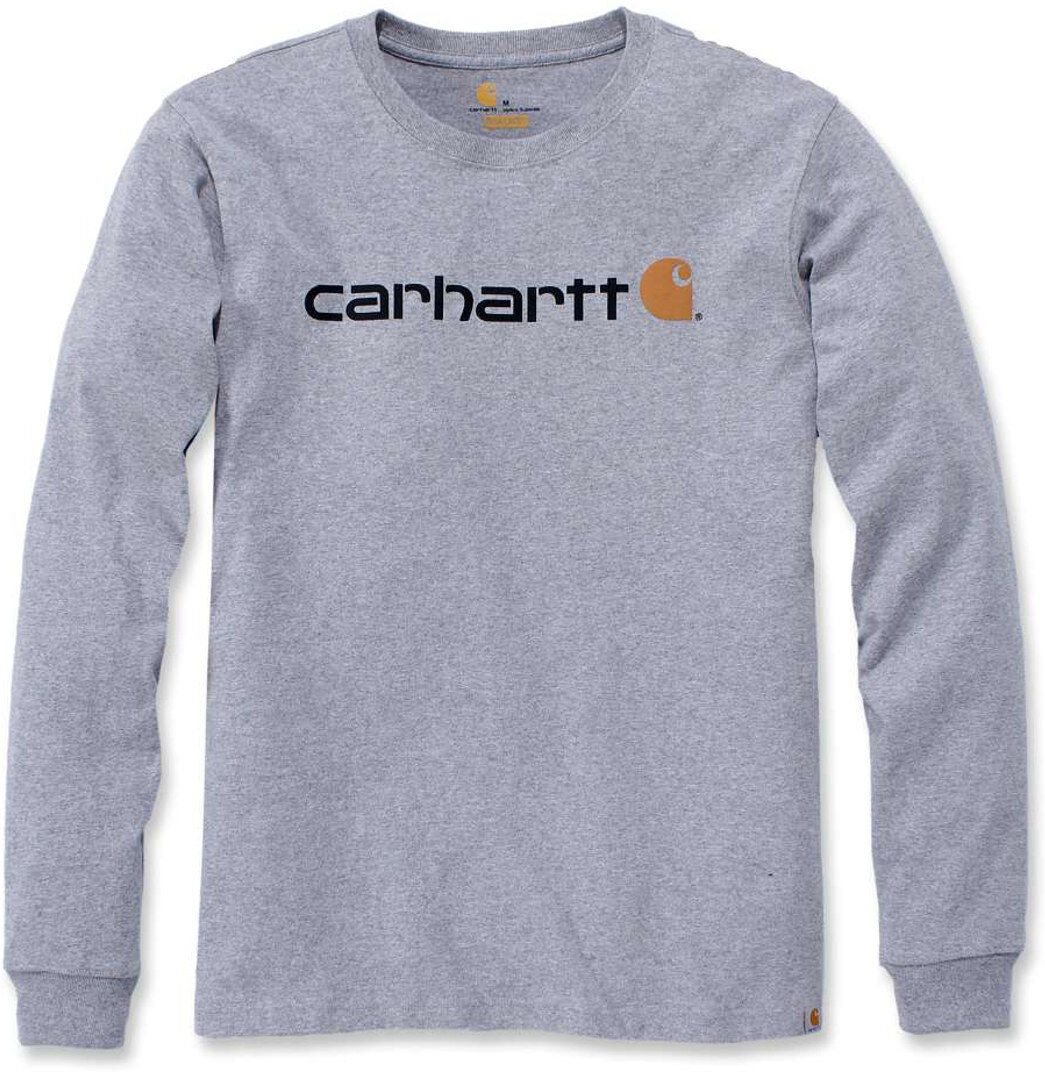 Carhartt EMEA Workwear Signature Graphic Core Logo Langermet L Grå