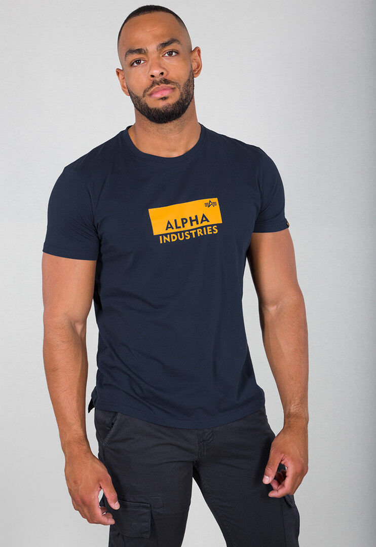 Alpha Industries Box Logo T-shirt M Blå