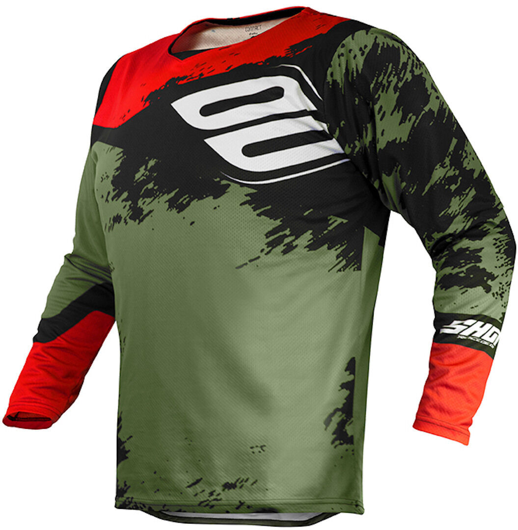 Shot Contact Shadow Motocross Jersey 2XL Grønn Brun