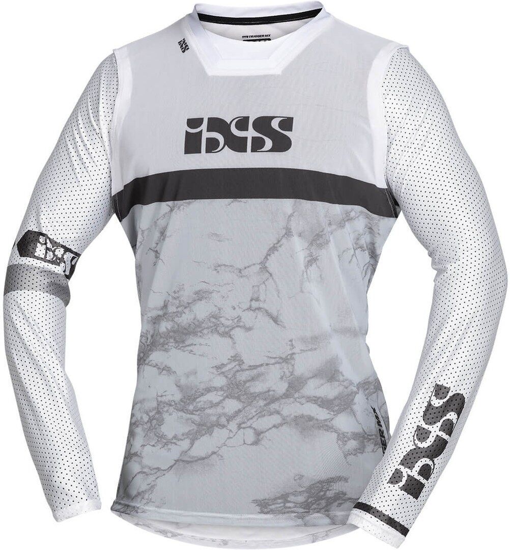 IXS Trigger Motocross Jersey L Grå Hvit