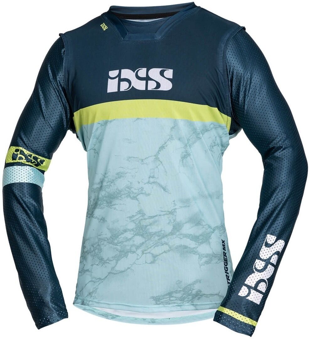 IXS Trigger Motocross Jersey S Blå Gul
