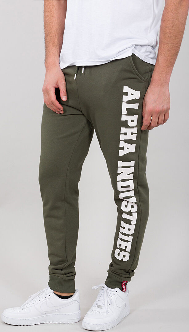 Alpha Industries Big Letters Sweatpants S Grønn