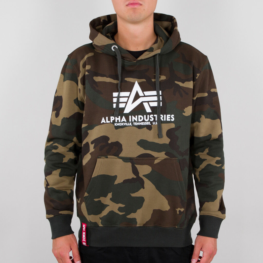 Alpha Industries Basic Camo Hettegenser XL Flerfarget